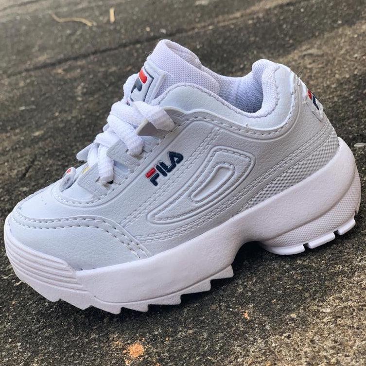 Tenis fashion fila pra criança